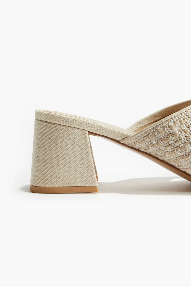 Textured Mules