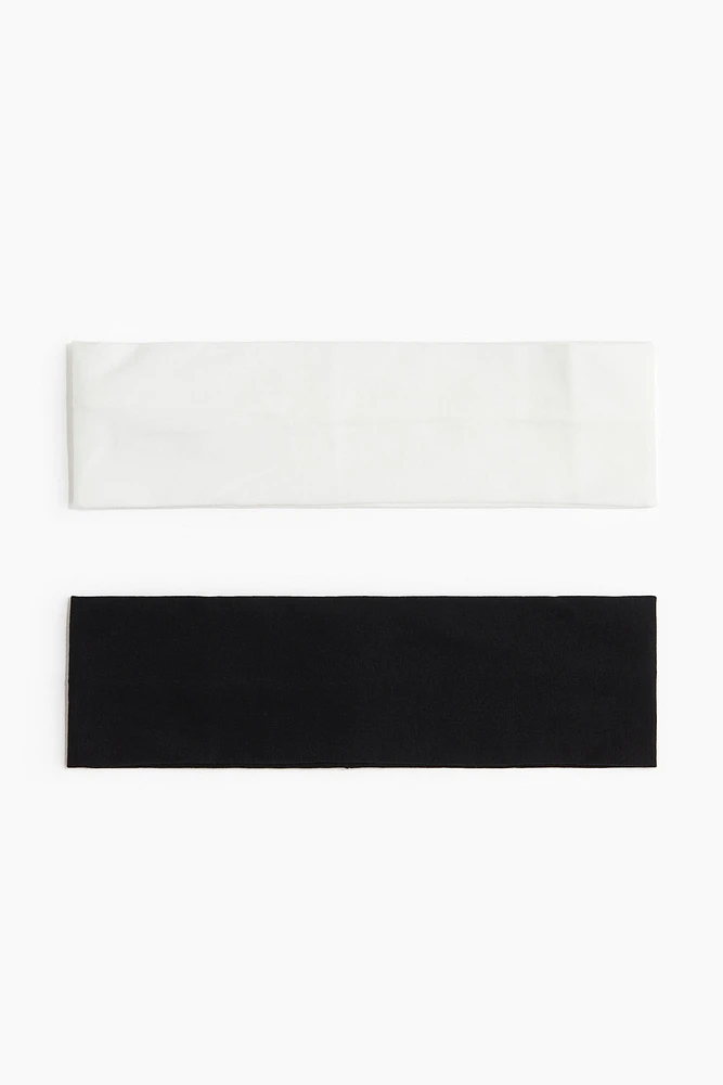 2-pack Jersey Hairbands