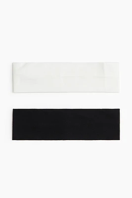 2-pack Jersey Hairbands