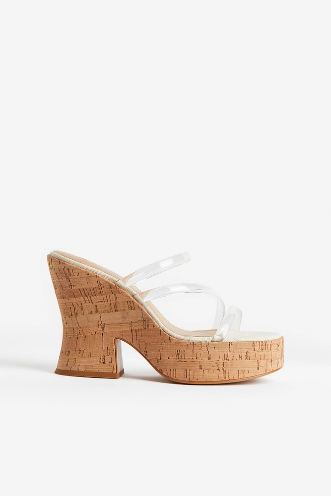 Wedge-heeled Sandals