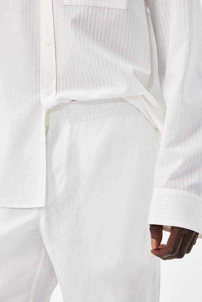 Pantalon classique en lin