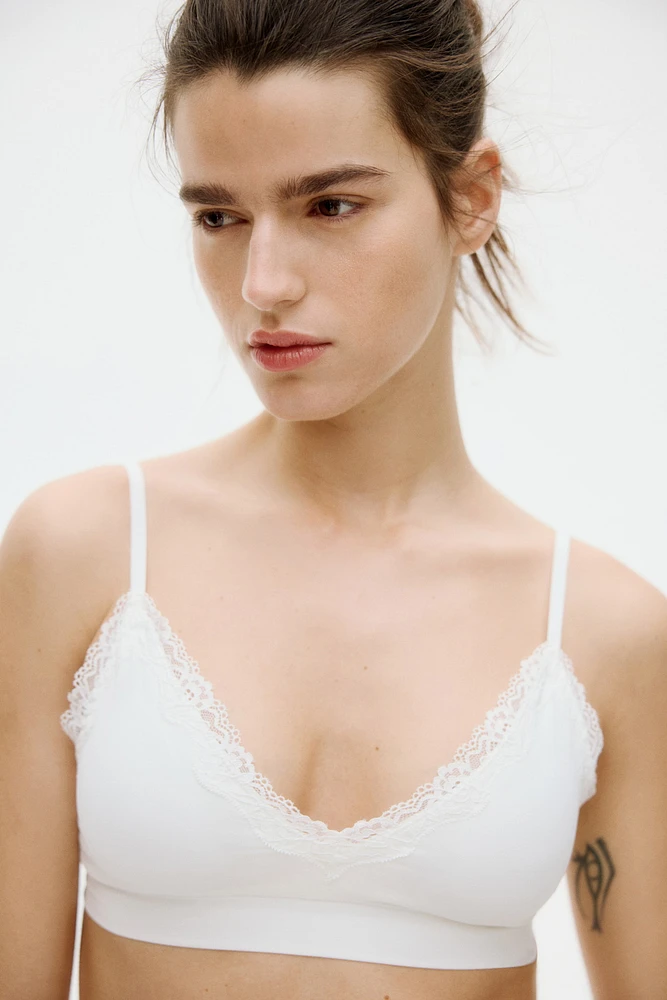 Seamless Padded Soft-Cup Bra