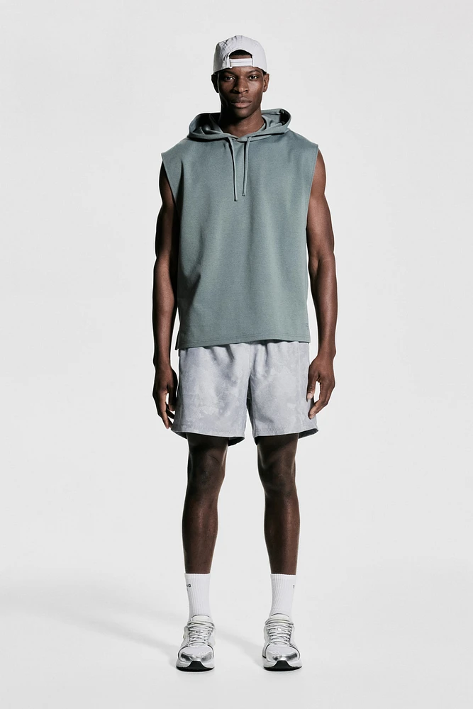 Regular-Fit Sleeveless Sports Hoodie with DryMove™