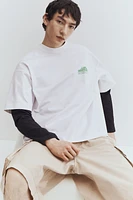 Oversized Fit Printed T-shirt
