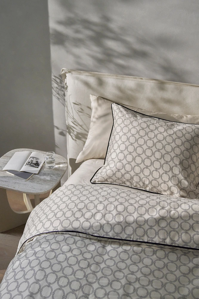 Cotton Sateen Double Duvet Cover Set