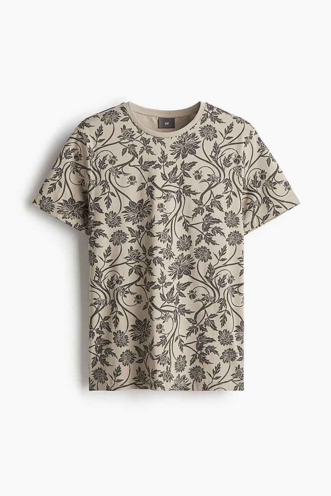 Regular Fit Pajama T-shirt and Shorts