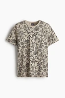 Regular Fit Pajama T-shirt and Shorts