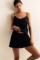 Linen-Blend Camisole Top