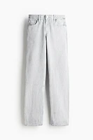 Crackled-Look Twill Pants