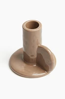 Stoneware Candlestick