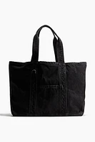 Washed-Look Denim Shopper