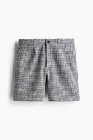 Relaxed Fit Textured Shorts