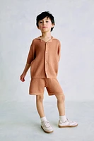 2-piece Pointelle-Knit Cotton Set
