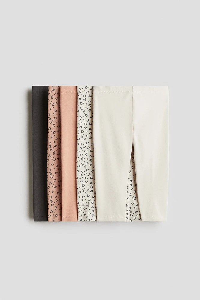 5-pack Cotton Capri Leggings