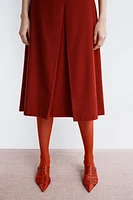 Wool-Blend Skirt