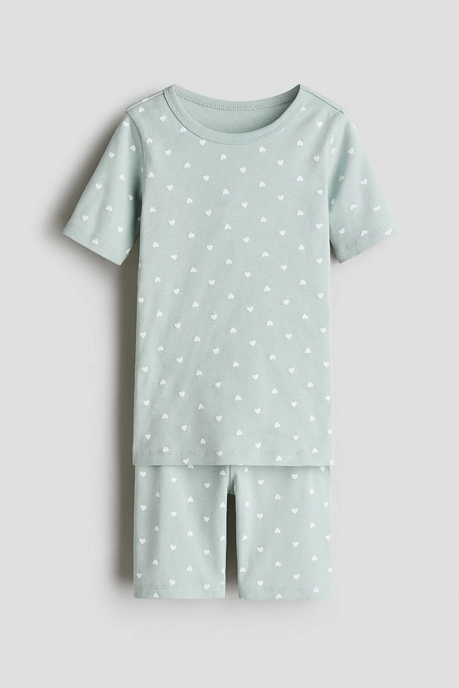 Snug Fit Printed cotton pyjamas