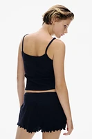 2-Piece Ribbed Jersey Set