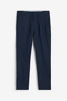 Slim Fit Linen Suit Pants