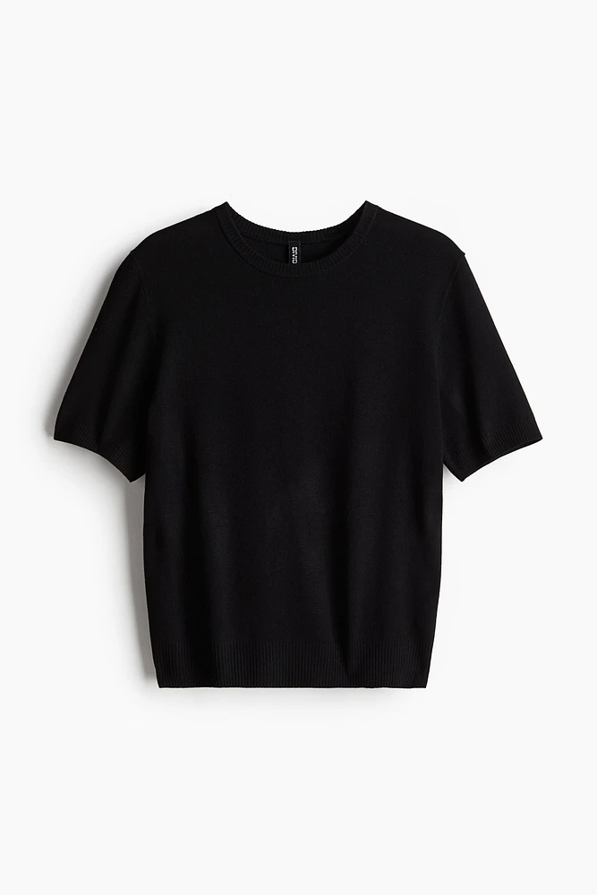T-shirt en fin tricot