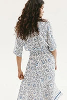 Tie-belt Shirt Dress
