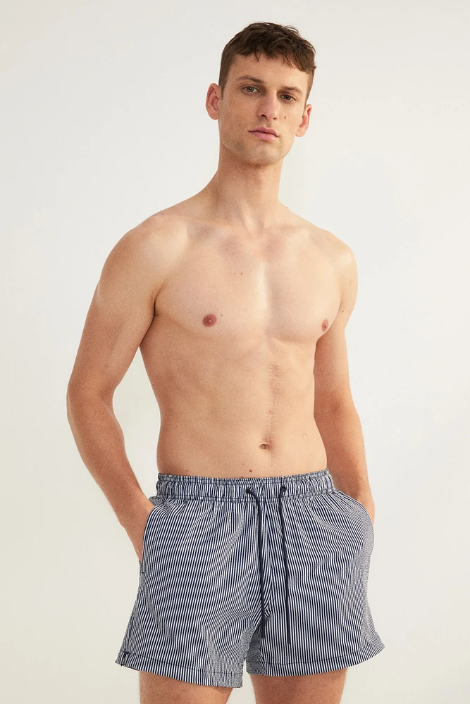 Seersucker Swim Shorts