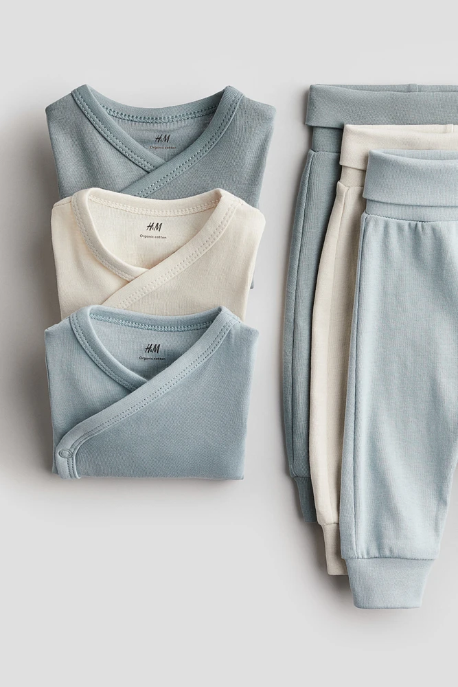 Ensemble 6 pièces avec cache-couches et pantalons