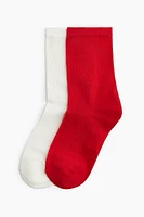 2-Pack Ribbed Socks