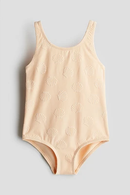 Texture-Pattern Swimsuit