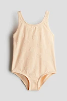Texture-Pattern Swimsuit
