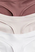3-pack Microfiber Thong Briefs