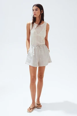 Short avec cordon de serrage