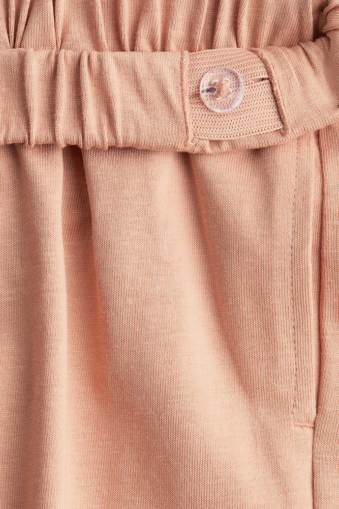 Wide-Leg Jersey Pants