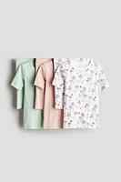 3-pack Snug Fit Cotton Pajamas