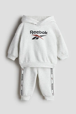 2-piece Sweatsuit with Printed Motif