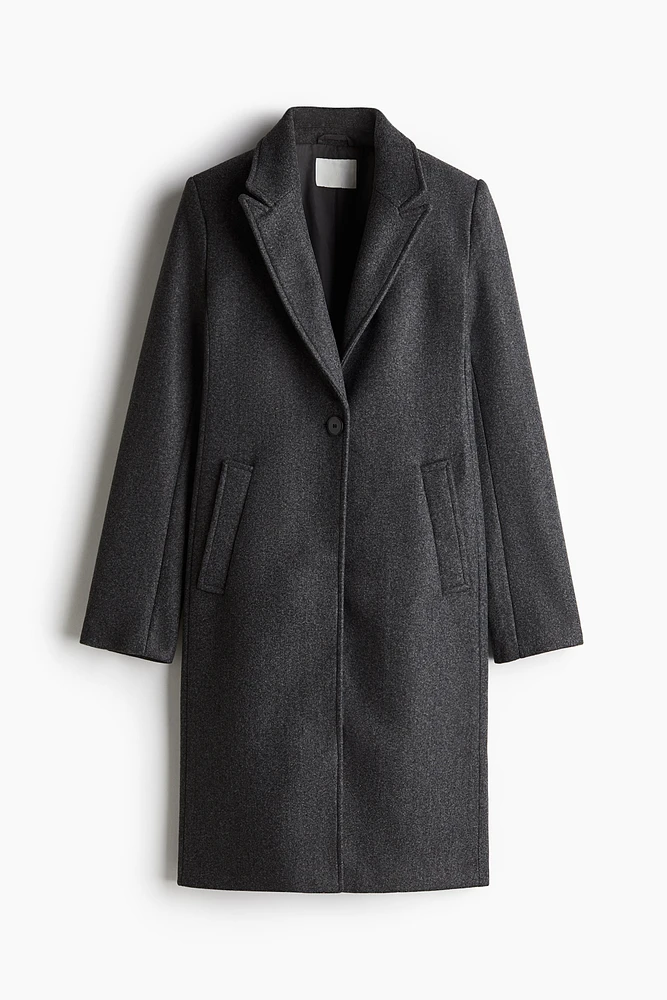 Coat with Shoulder Pads