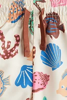 Patterned Swim Shorts