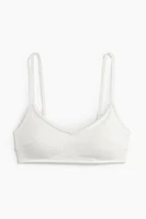 Padded Soft-Cup Pointelle Bra