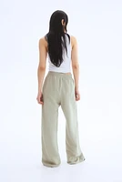 Linen-Blend Pants