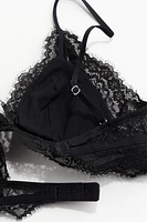 Padded Soft-Cup Lace Bra