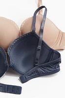 2-pack Microfiber Push-up Bras