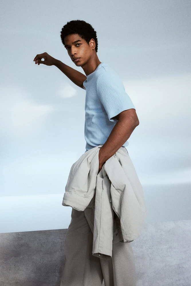Regular-Fit Textured T-Shirt