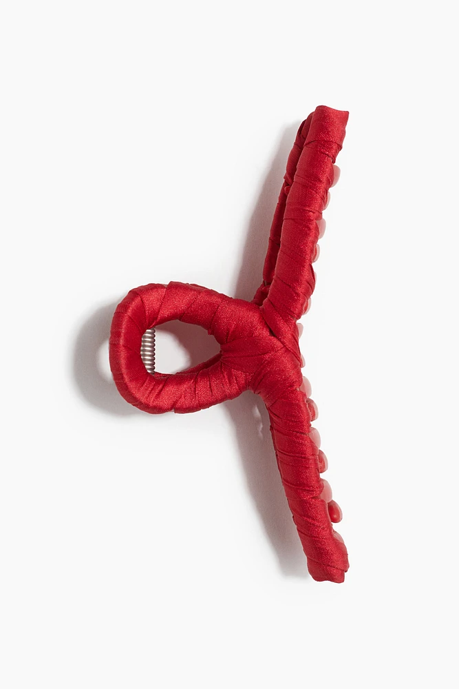 Satin-Covered Hair Claw