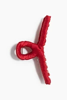 Satin-Covered Hair Claw