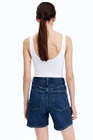 High Waist Denim Shorts