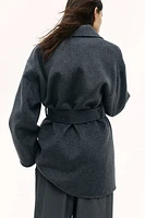 Wool-Blend Coat