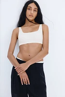 Padded Soft-Cup Microfiber Bra
