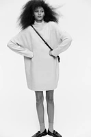 Knit Mock Turtleneck Dress