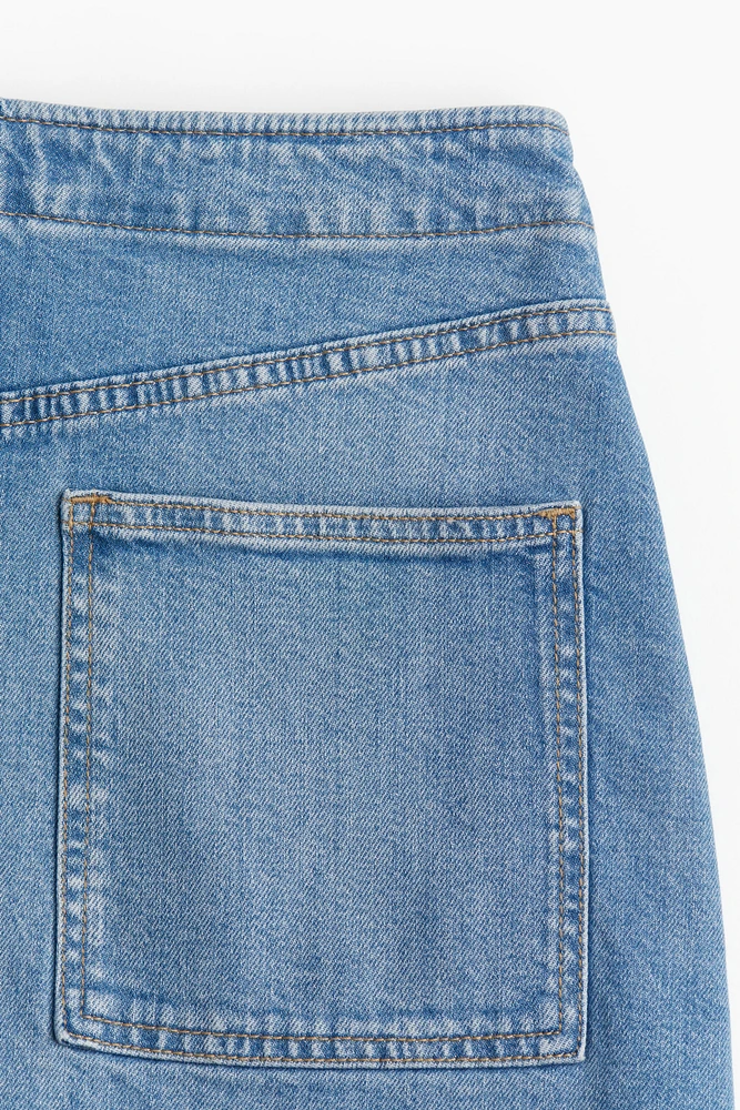 A-line Denim Skirt