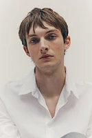 Regular Fit Linen-Blend Shirt