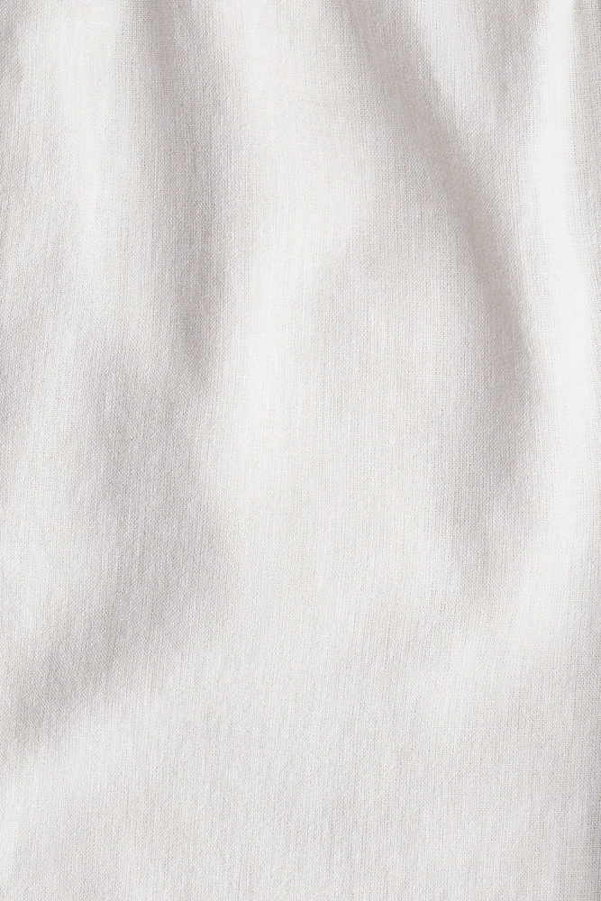 Pantalon décontracté en lin mélangé